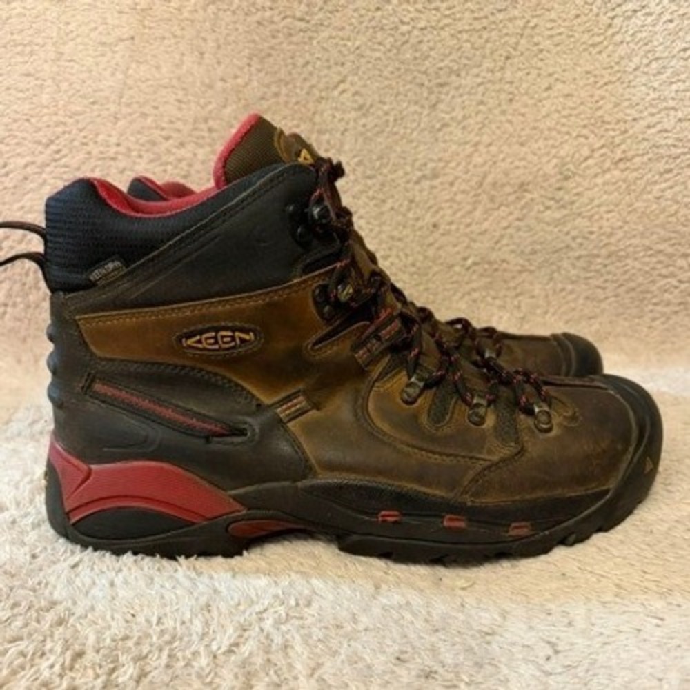KEEN Utility 6 Inch Work Boots Men's Size 13EE Brown Carbon Fiber Toe Cap